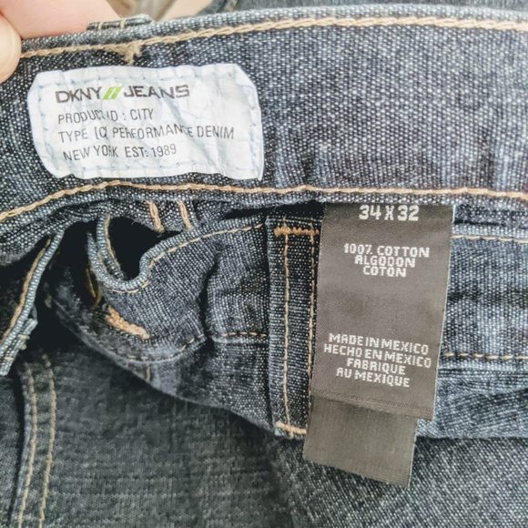 DKNY Mens Jeans Slim Straight 34x32 - Picture 2 of 4